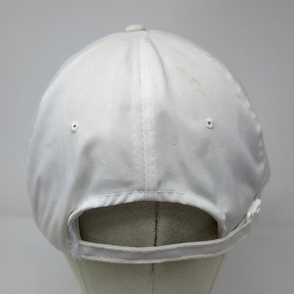 KC 5 Panel White One Size Hat Motorola Logo Blue Embroidery Rope Accent Tech