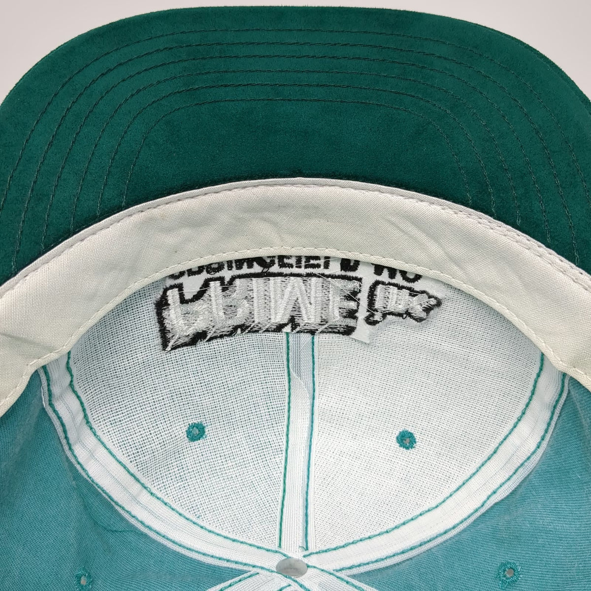 Mad Hatters Inc. Baseball Cap Green One Size Prime Inc Springfield MO Suede Brim