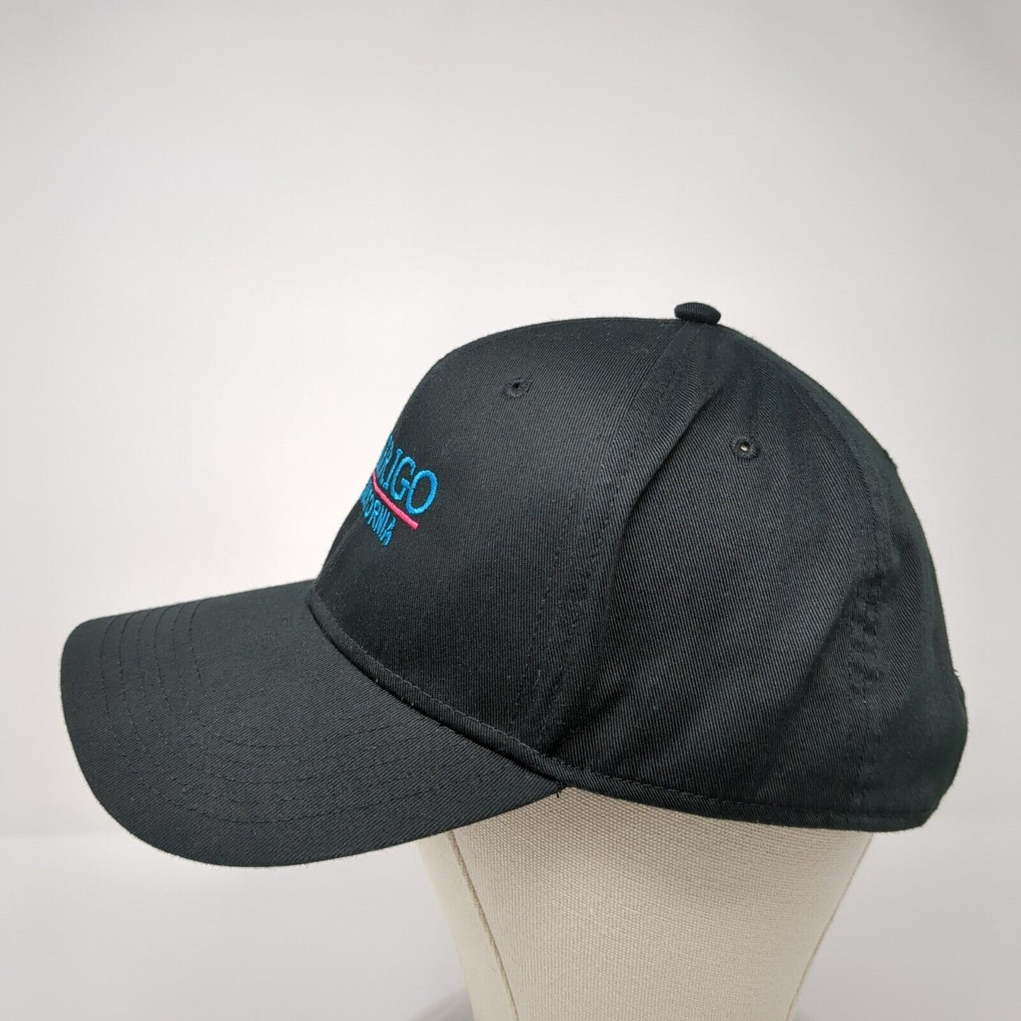 D'Arrigo California Snapback Hat Black OSFM Adjustable Embroidered Otto