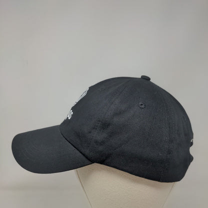 BIG ASS Fans Slideback Hat Black OSFM Adjustable Embroidered 6 Panel Cotton