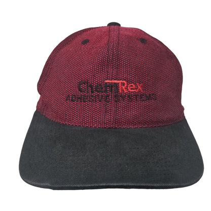 Chemrex Adhesive Systems Slideback Hat Red One Size Embroidered Luna Pier
