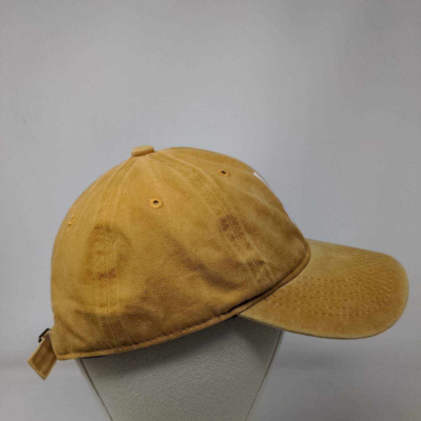 Unbranded Slideback Hat Tanish-Yellow One Size Adjustable 6 Panel Idaho Baseball