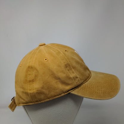 Unbranded Slideback Hat Tanish-Yellow One Size Adjustable 6 Panel Idaho Baseball