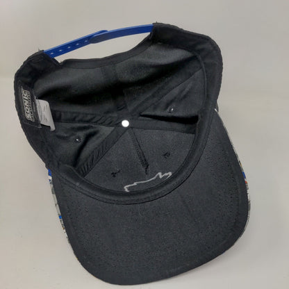 Sonic The Hedgehog Snapback Hat Multicolor One Size Embroidered 6 Panel SEGA