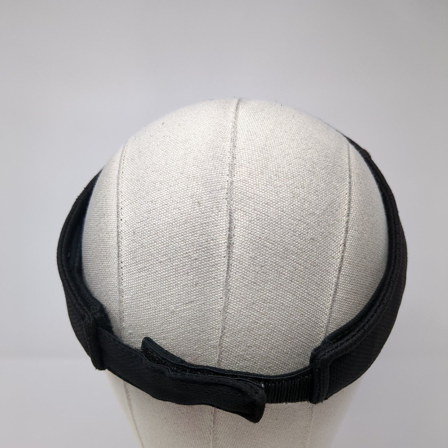 Midwest Pool Management Strapback Sun Visor Hat Black One Size Adjustable Otto