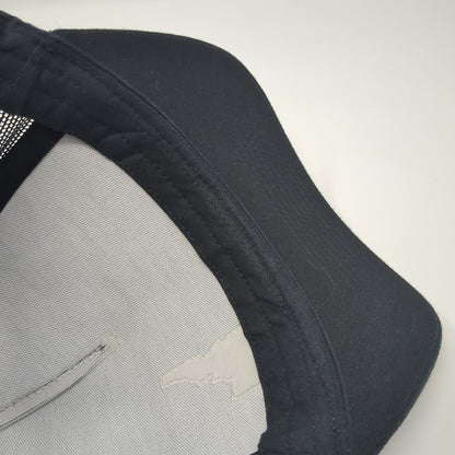 Built For Idaho Snapback Mesh Back Trucker Hat Black One Size Embroidered