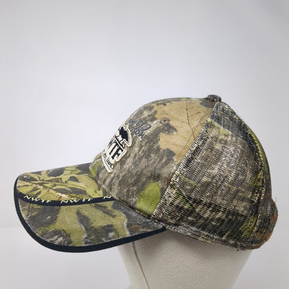 NWTF Conserve Hunt Share Strapback Trucker Hat Camo One Size Adjustable