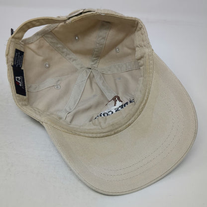 J. America Baseball Cap Beige One Size Cades Cove Riding Stables Horse Slideback
