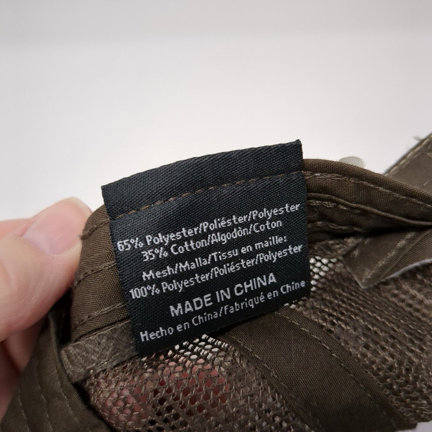 Remount Snapback Trucker Hat Brown OS Adjustable Mesh Back Pacific Headwear