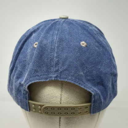 Cobra 5 Panel Blue One Size Snapback Hat Harvest Homes Two Tone Washed Cotton