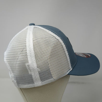 Imperial Trucker Hat Blue One Size AJGA Shield Logo Mesh Back Snapback Golf