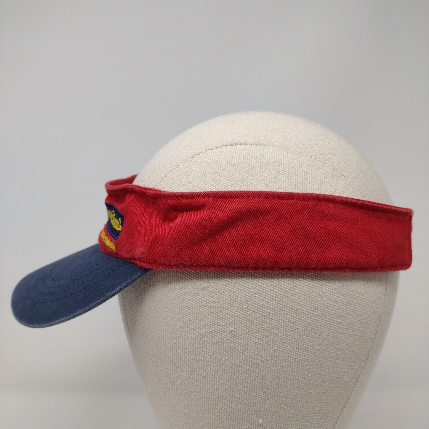 International Economic Summit Strapback Visor Hat Multi OSFA Colorblock