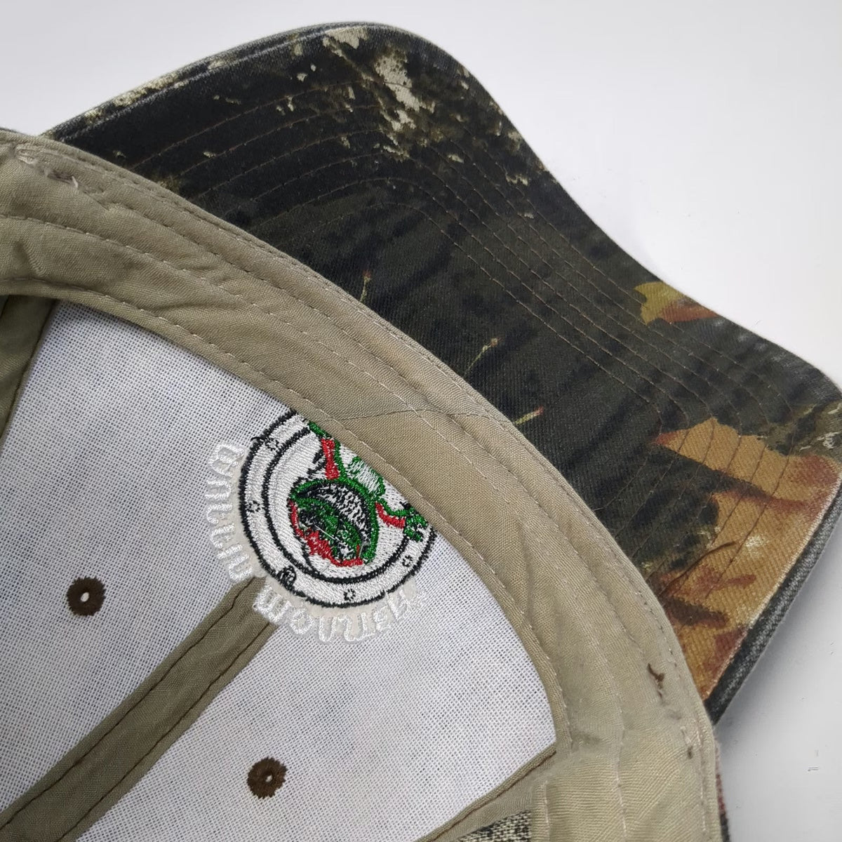 Spectrum 2000 Baseball Cap Green Camo One Size Muffin Monster Aqua Solutions Hat