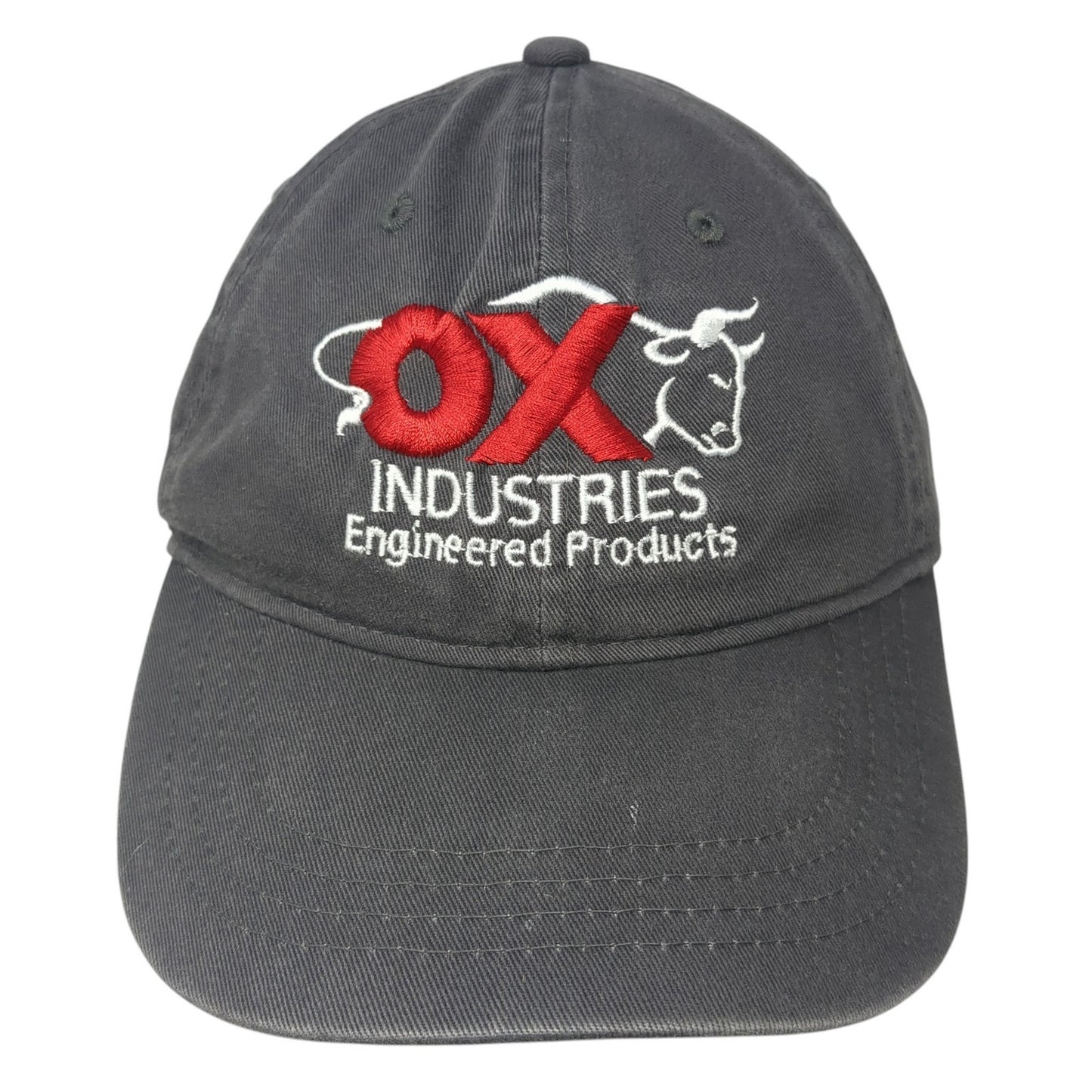Ox Industries Engineered Products Slideback Hat Gray One Size Build Strong