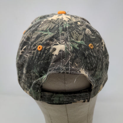 Hit Wear Men's Strapback Hat Camo Size OSFA Embroidered EMJ Logo Cotton