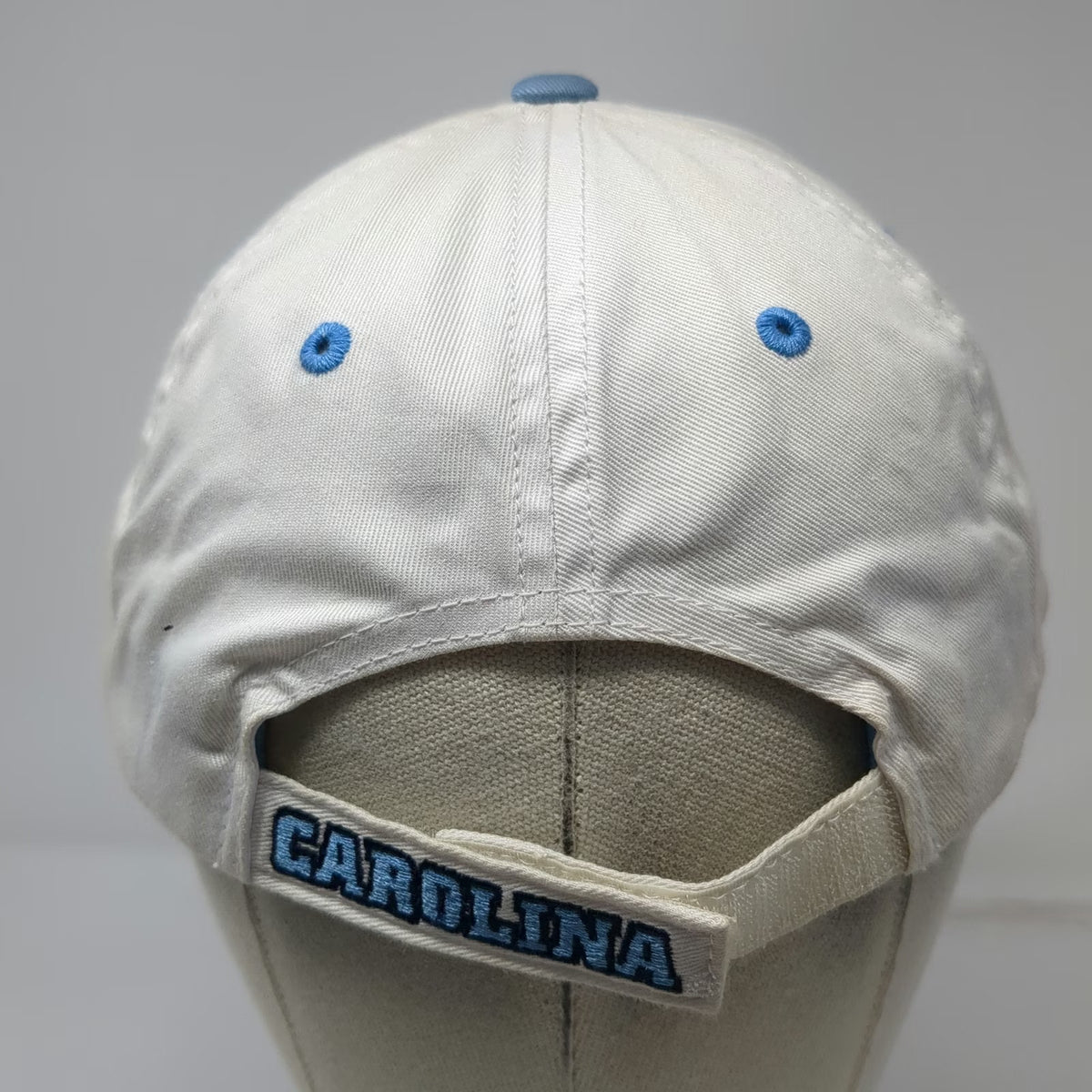 Top of the World North Carolina Tar Heels NCAA White Blue One Size Strapback Hat