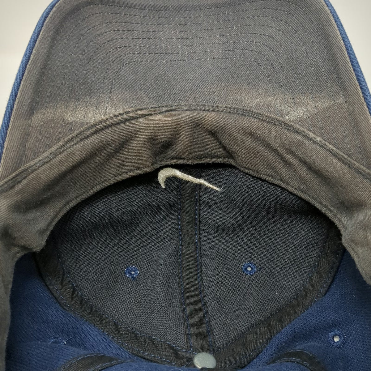 Nike Baseball Cap Blue One Size Embroidered Swoosh Logo Golf Cotton Sport Hat
