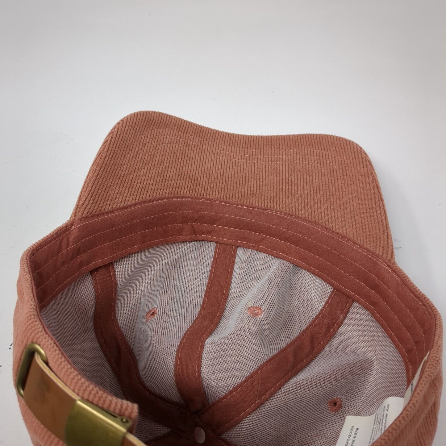 Universal Thread Slideback Hat Pink OSFA Adjustable Corduroy Blank