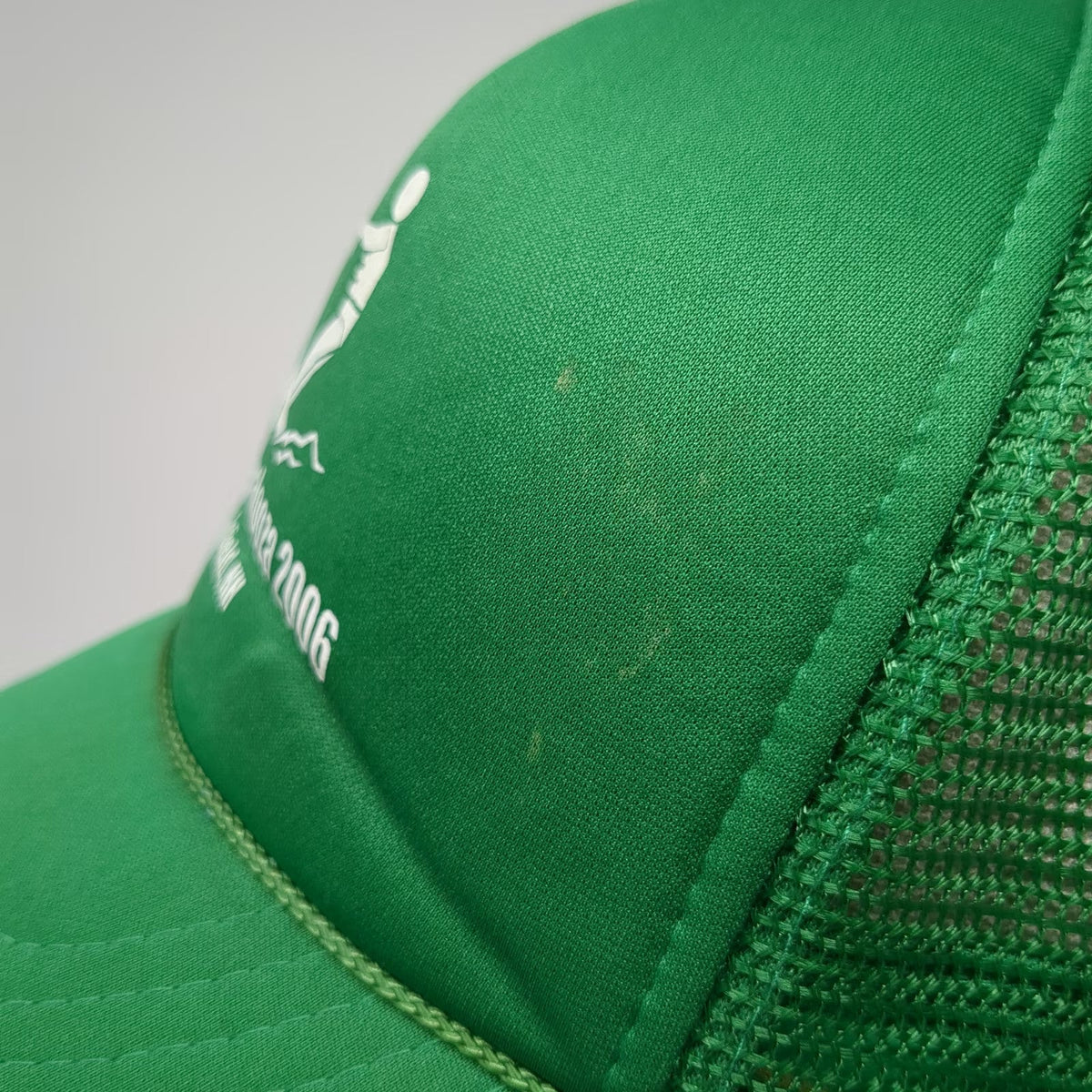 KC Trucker Hat Green One Size Crystalpalooza 2006 Enfield NH Water Skiing Mesh
