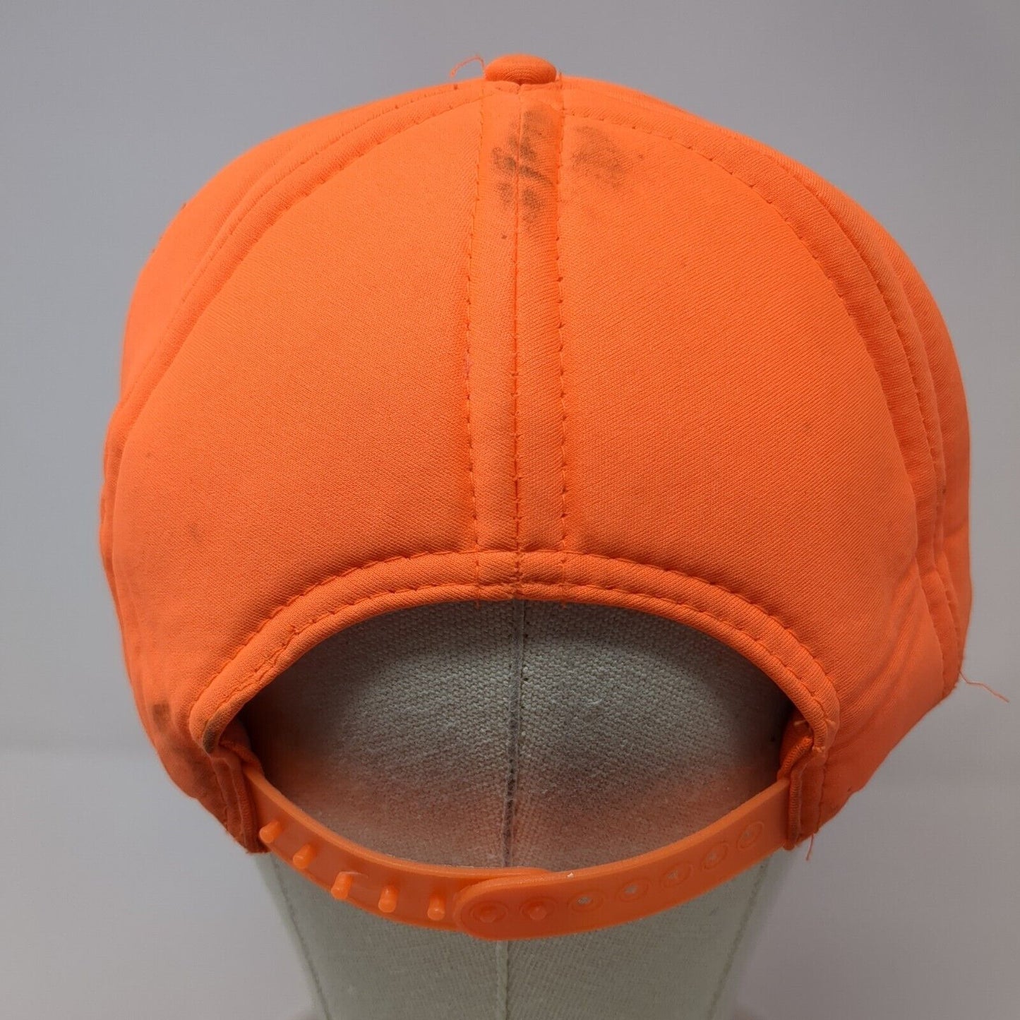 Deer Hunting Snapback Hat Orange One Size Adjustable Embroidered Mountain Top