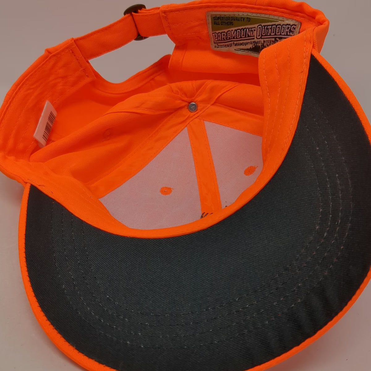 Paramount Outdoors Buckmasters Baseball Cap Orange OSFM Hunting Deer Buck Hat