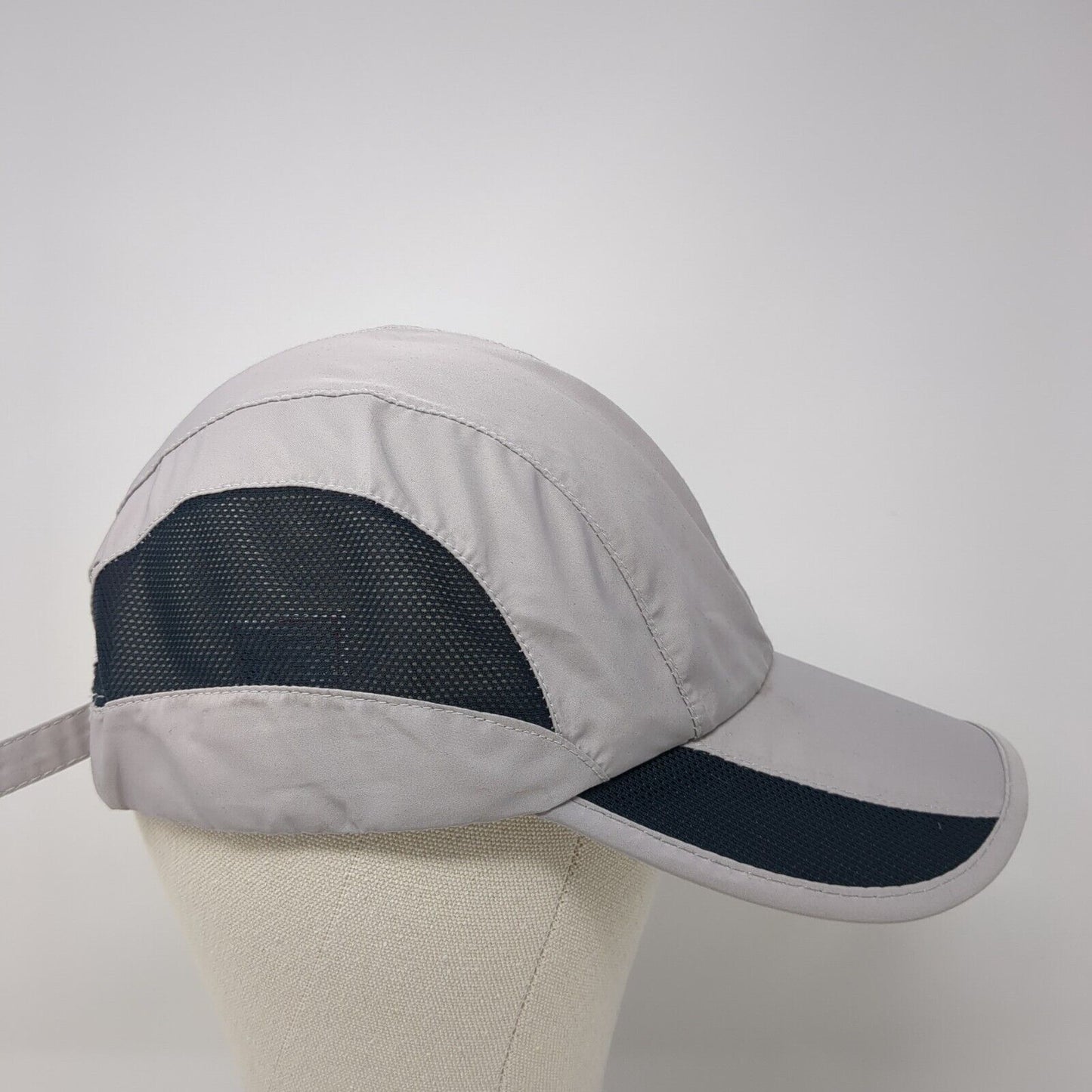 GADIEMKENSD Strapback Hat Gray One Size Adjustable Mesh Trim Outdoor