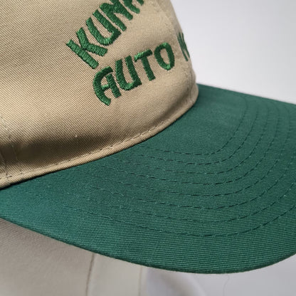 Nissun Cap Snapback Hat Beige Green One Size Embroidered Kuna Auto Mart