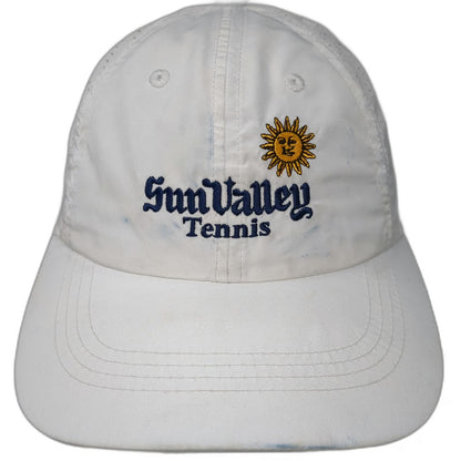 Port Authority Baseball Cap White One Size Mesh Strapback Sun Valley Tennis Hat