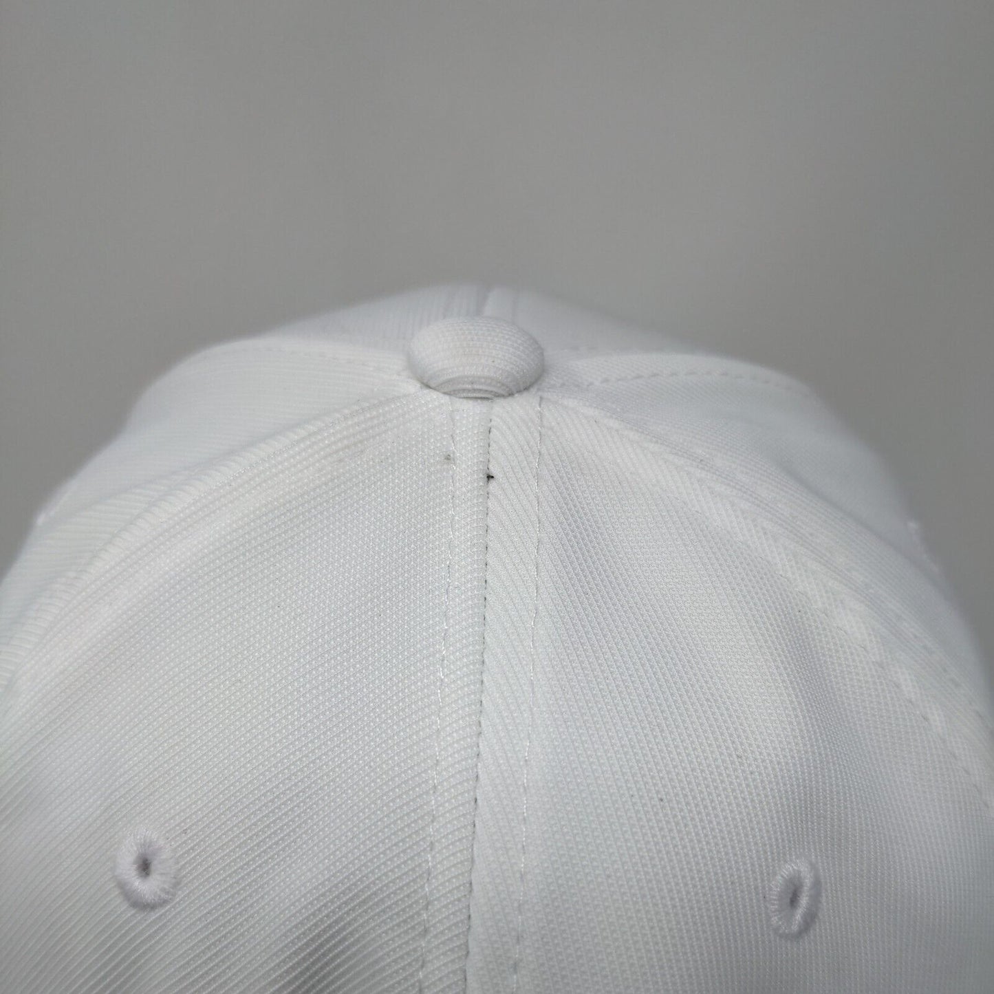 Adidas Decision Strapback Hat White OSFM Solid Aeroready 3 Stripes
