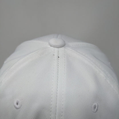 Adidas Decision Strapback Hat White OSFM Solid Aeroready 3 Stripes