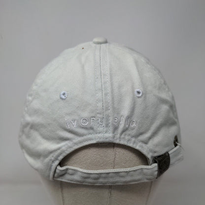 Elephant Ivory Ella Slideback Hat Gray One Size Embroidered 6 Panel