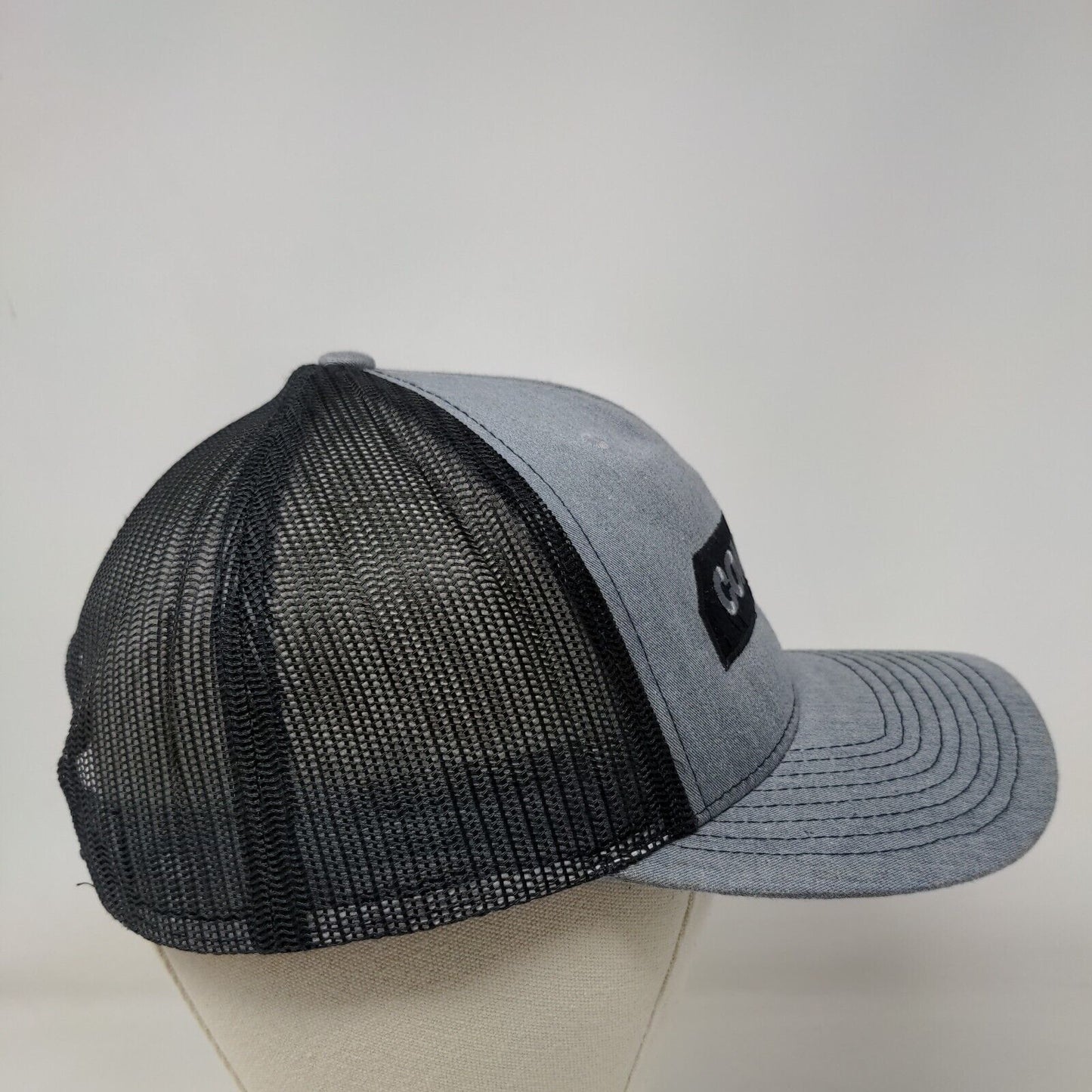 Convoy Snapback Mesh Back Trucker Hat Gray One Size Colorblock Richardson