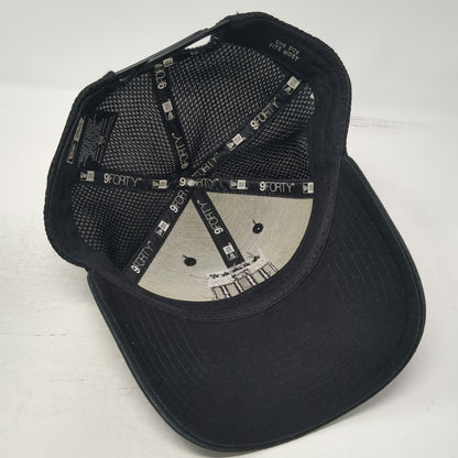 New Era MasterCraft Trucker Hat Black One Size Mesh Back Snapback Boat Logo
