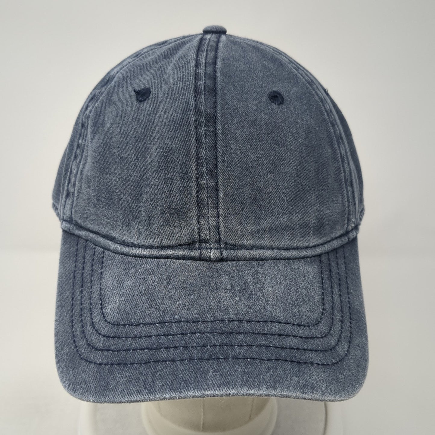 Zylioo Slideback Hat Blue One Size Adjustable Solid 6 Panel Blank