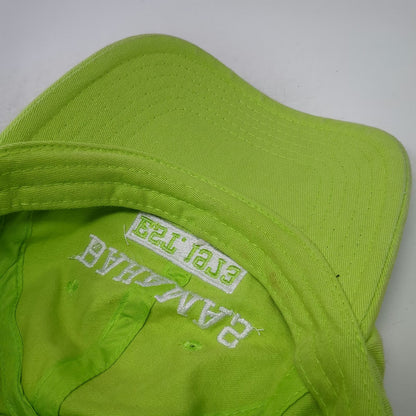 Luxe Baseball Cap Green One Size Bahamas Nassau Est 1973 Hat Slideback Cotton