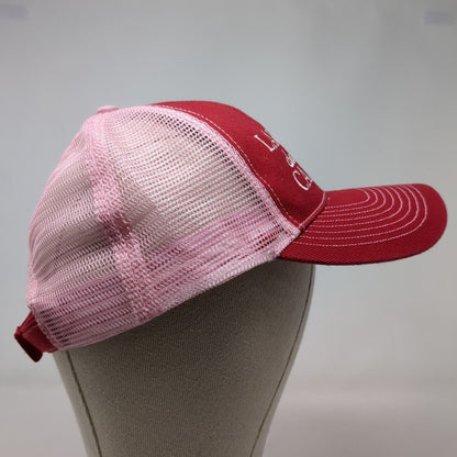 Lake Hair Don't Care Strapback Trucker Hat Multi One Size Adjustable Mesh Back