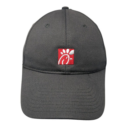 Chick-fil-A Baseball Cap Gray One Size Adjustable Embroidered Team Style Oobe