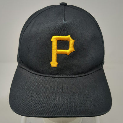'47 Pittsburgh Pirates MLB Black OSFM 5 Panel Snapback Hat Cotton Gray Underbrim