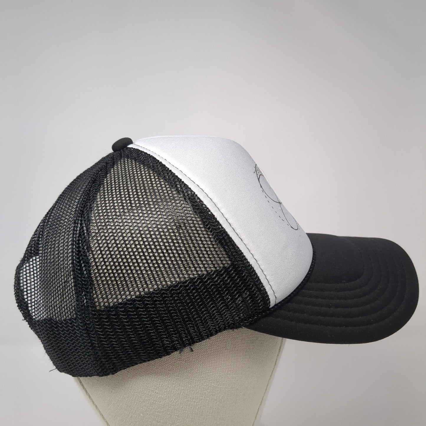 Otto Snapback Mesh Back Foam Trucker Hat Multicolor Rope Graphic Line Arrow Logo