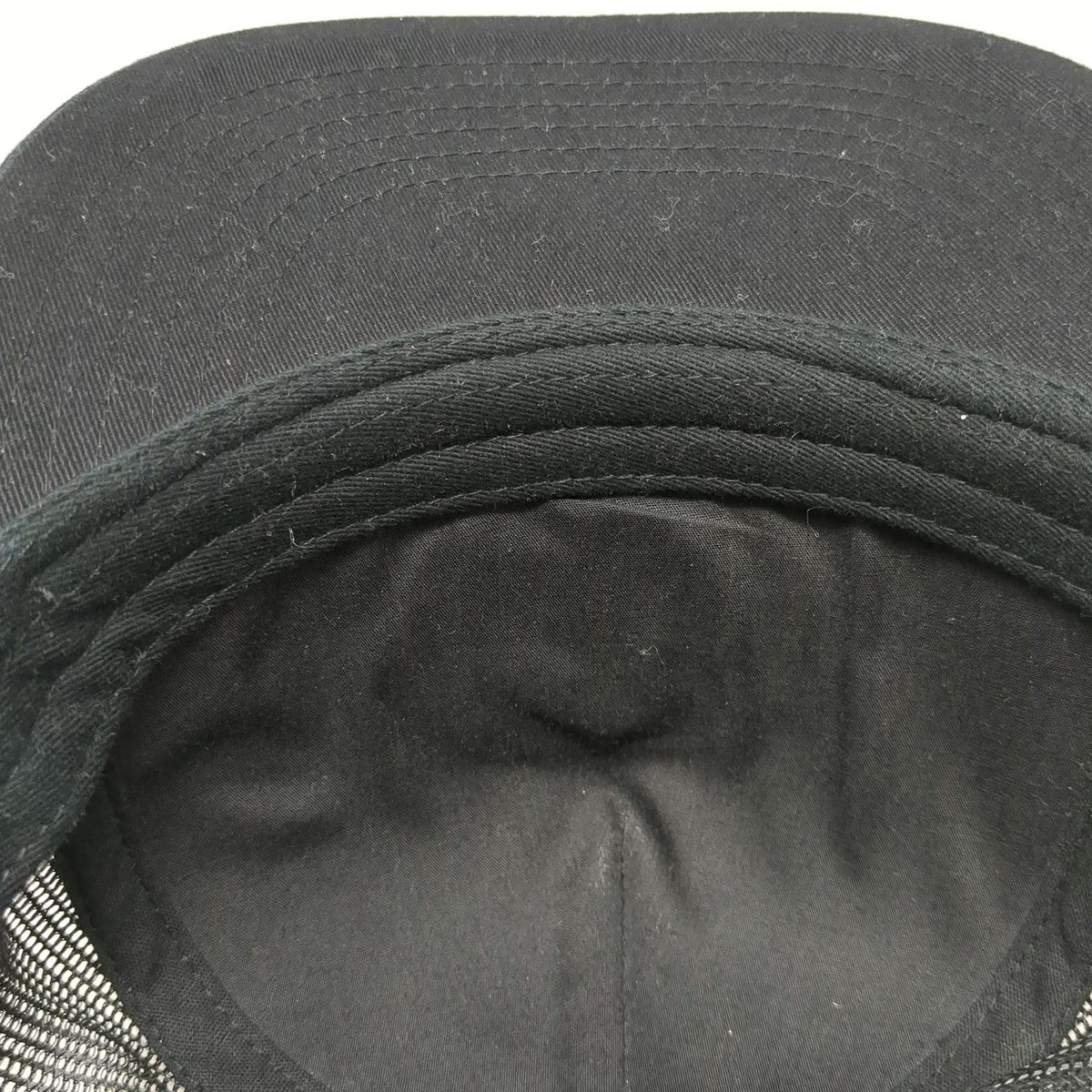 Whiskey Bent Trucker Hat Black One Size Mesh Rope Patch Snapback Old School