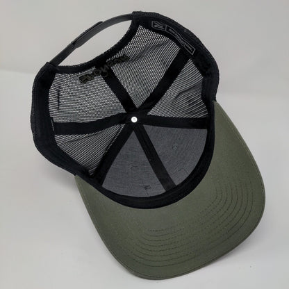 IFW Deer Skull Snapback Mesh Back Trucker Hat Green OSFA Richardson