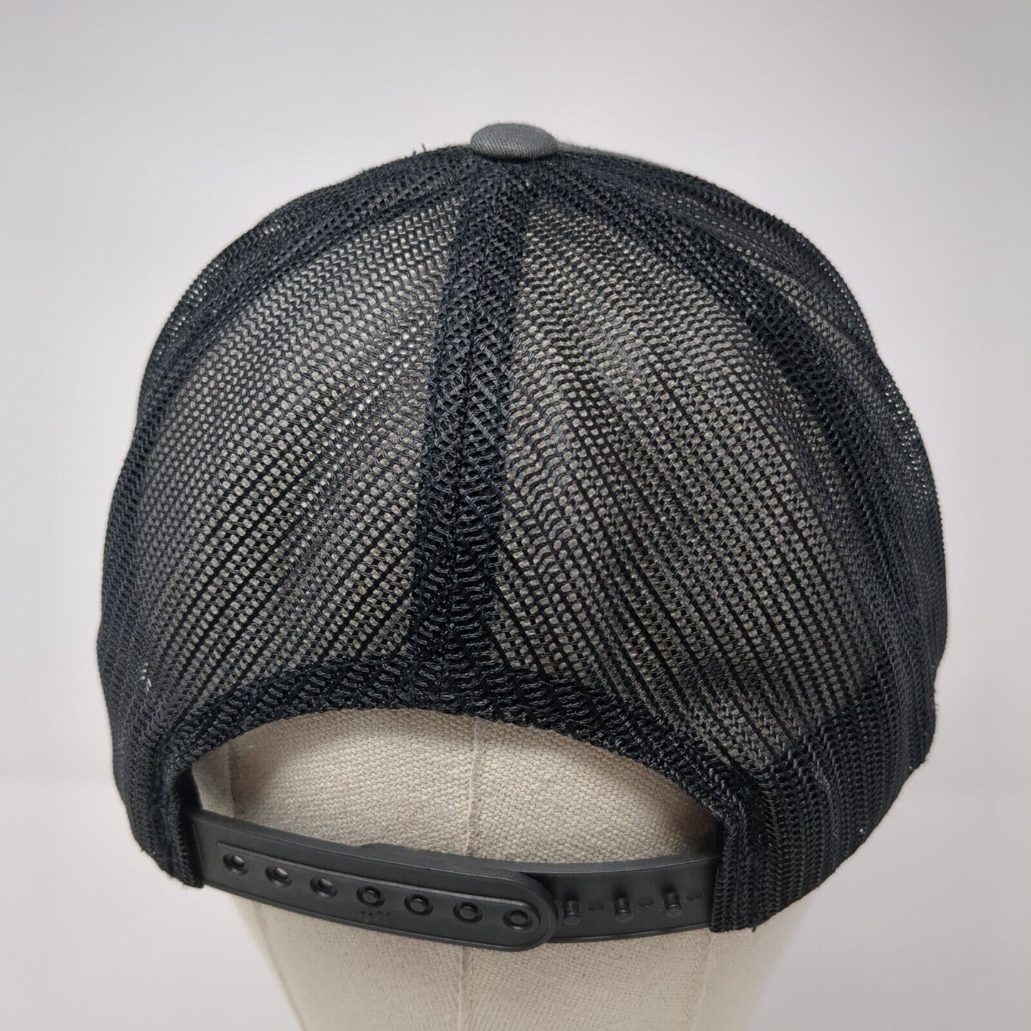 Trtikos Snapback Trucker Hat Gray OS Adjustable Embroidered Classics Yupoong