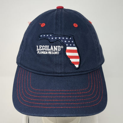 Legoland Florida Resort Baseball Cap Blue OS Adjustable Embroidered Patriotic
