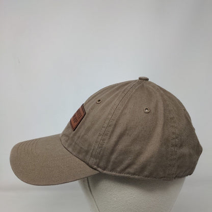 Sunriver Brewing Slideback Hat Brown Small Vented Holes 6 Panel Richardson