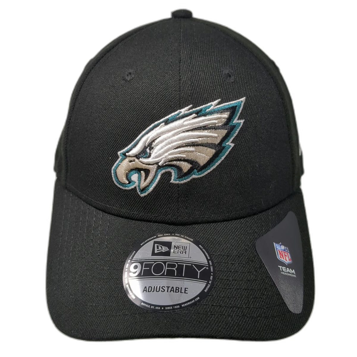New Era Philadelphia Eagles NFL Snapback Black One Size 9FORTY Hat Curved Brim