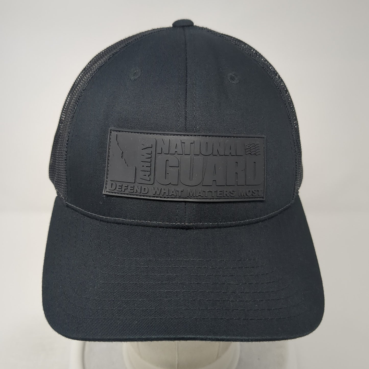 Army National Guard Defend What Matters Most Trucker Hat Black OS Richardson