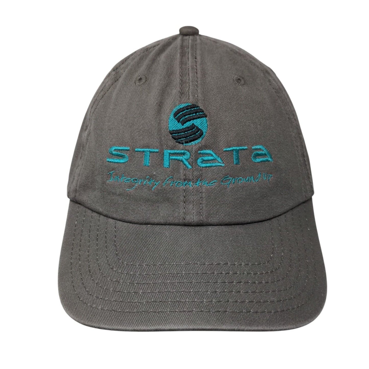 Strata Integrity From The Ground Up Strapback Hat Brown OSFM Adjustable Otto