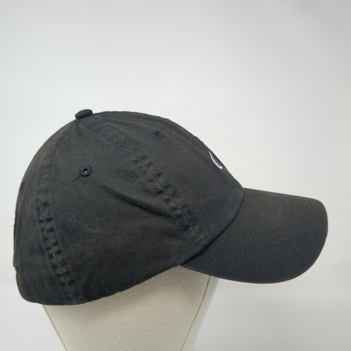 Champion Slideback Hat Black One Size C Logo Embroidered Adjustable