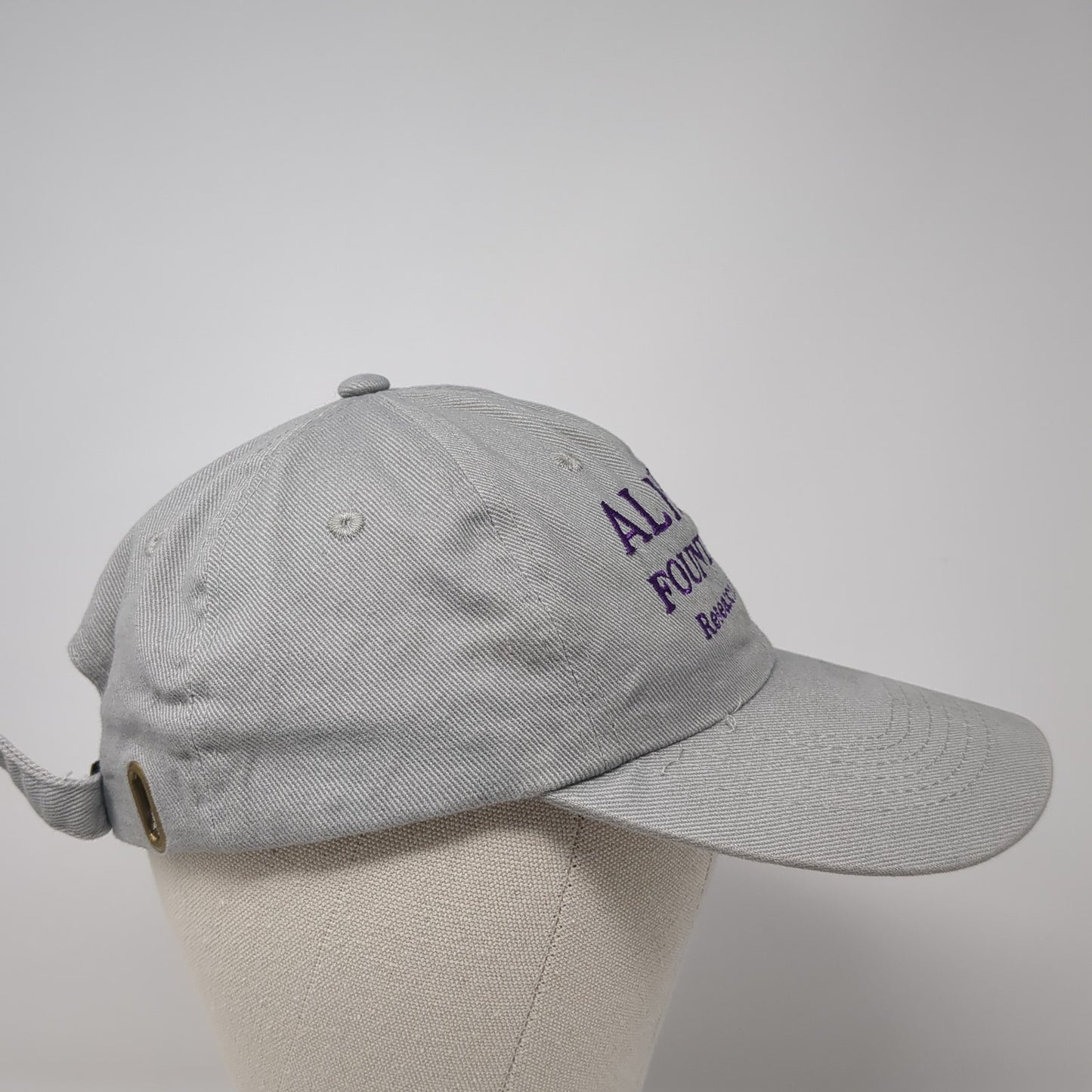 Alpha-1 Foundation Research For A Cure Baseball Cap Gray OS Adjustable Bullet