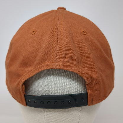 Matuse Snapback Brown Hat One Size Patch Logo Circle Geometric 6 Panel Cap